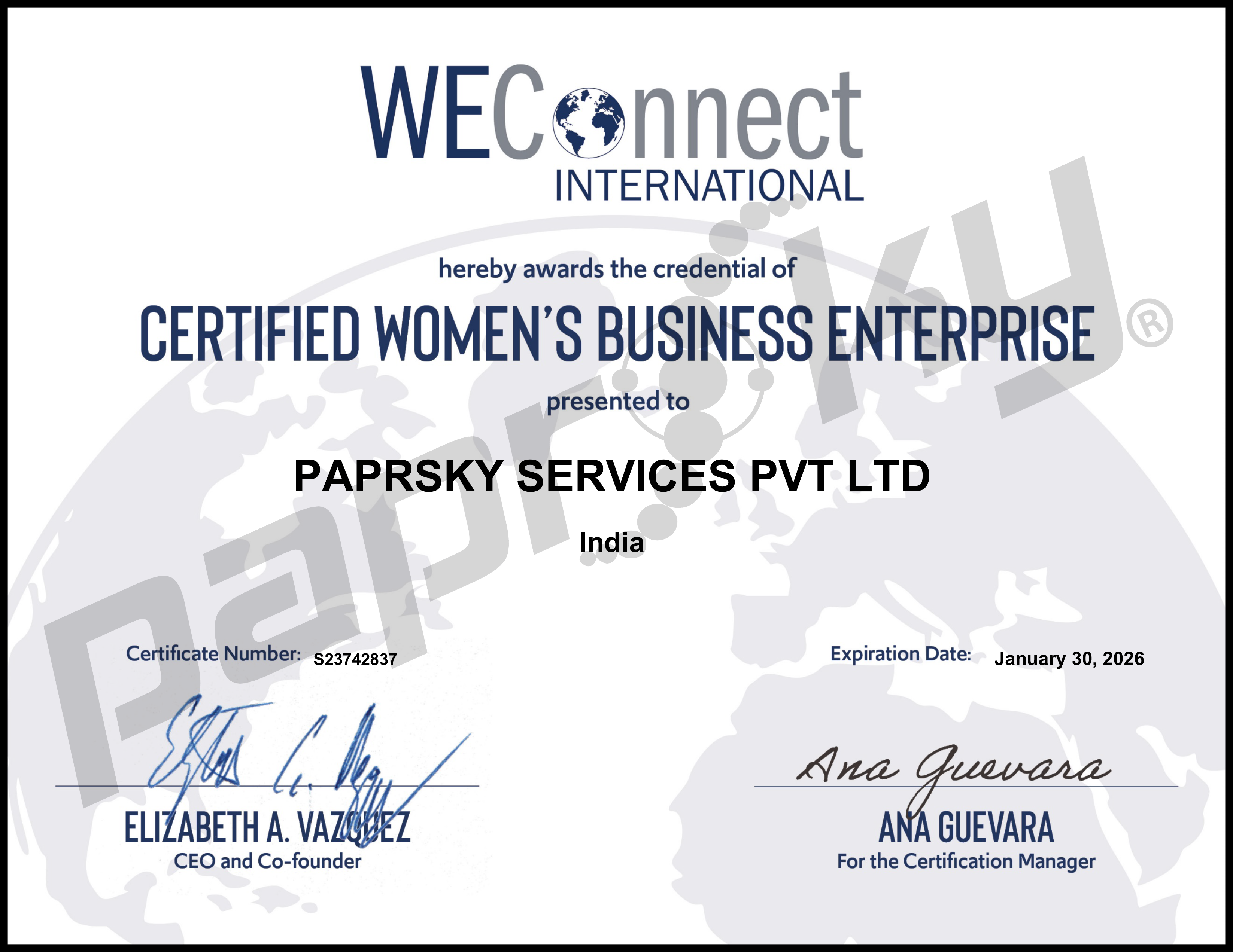 WEConnect – Women-Owned Certification